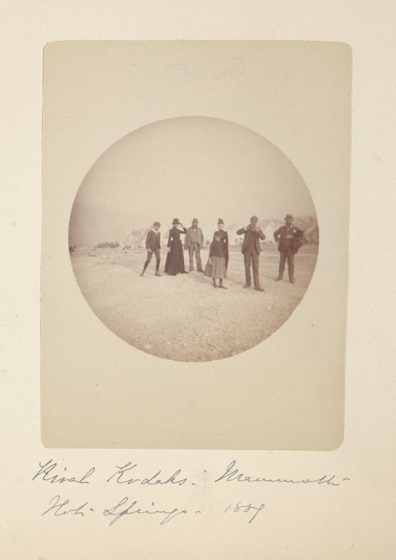 Rival Kodaks. Mammoth Hot Springs, 1889<br />
