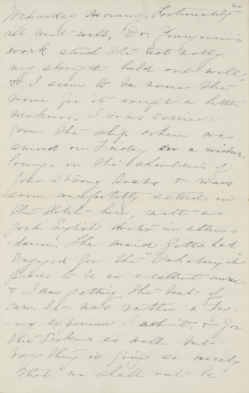 Letter from Emily Sibley Watson to Elizabeth Maria Tinker Sibley, December 21, 1892