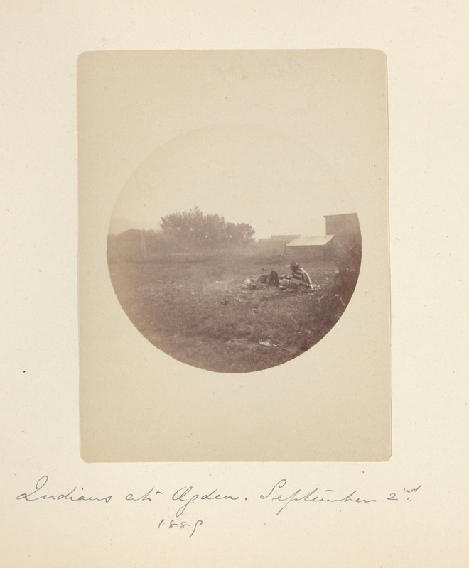 Indians at Ogden, September 2nd 1889<br />
