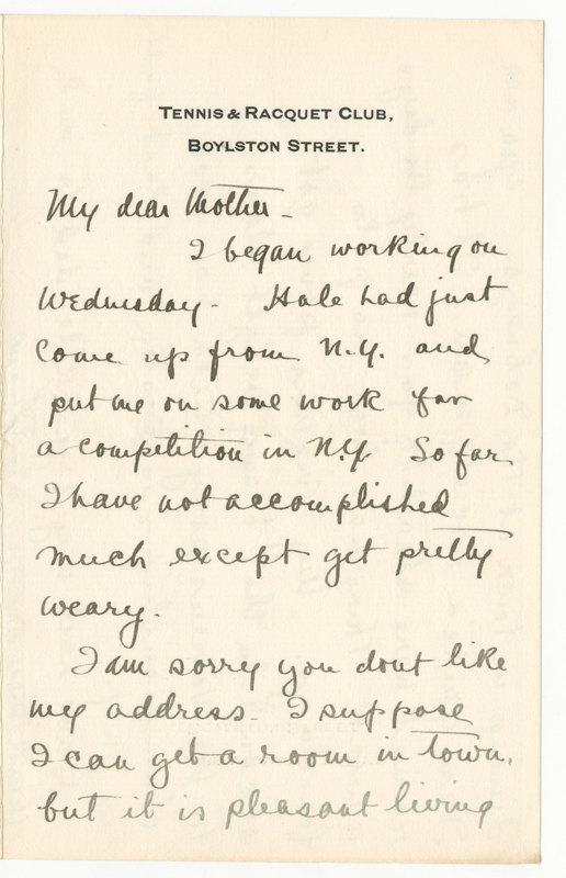 Letter from James G. Averell to Emily Sibley Watson, June 3, 1904