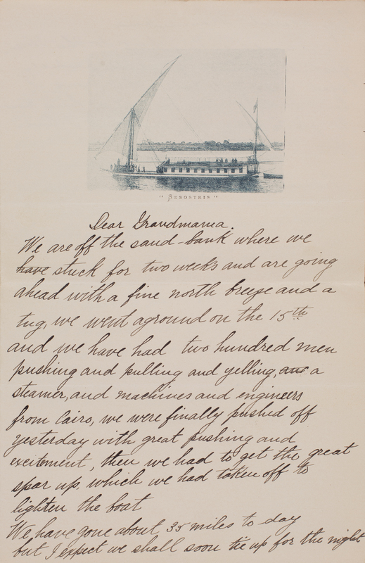 Letter from James G. Averell and Emily Sibley Watson to Elizabeth Maria Tinker Sibley, February 1, 1893