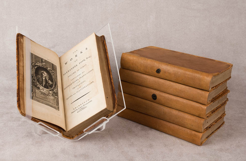 6-volume Edition of Alexander Pope's Works, from 1789.