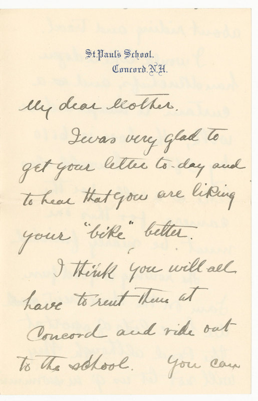 Letter from J.G. Averell to Emily Sibley Watson, May 19, 1895<br />
