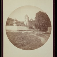 Old Franciscan Mission. Santa Barbara, Cal. Oct. 1890<br />
