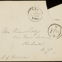 Postcard from Emily Sibley Watson to Elizabeth Maria Tinker Sibley, February 9, 1893
