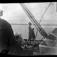 Crew boarding boat, 1893