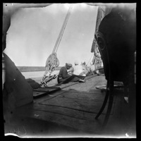 Crew on board boat, 1893