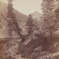 View of mountains, possibly in Yellowstone National Park<br />
