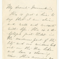 Letter from Emily Sibley Watson to Elizabeth Maria Tinker Sibley, April 7th, 1891