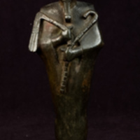 The God Osiris as a Mummified Man