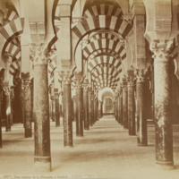 Córdoba. Vista interior de la Mezquita ó Catedral. 