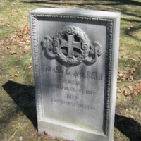 Front of J.G. Averell's gravestone, Mt. Hope Cemetery, Rochester, N.Y.