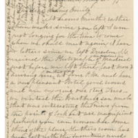 Letter from Elizabeth Maria Tinker Sibley to Emily Sibley Watson, May 21, 1891