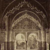 Granada.  Mirador de Lindaraja.  (Alhambra.)