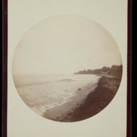 The beach at Santa Barbara, Cal. Oct. 1890<br />

