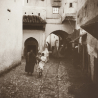 A street in Tetouan, Morocco, May 1891