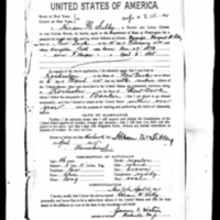 Passport application for Hiram Watson Sibley and family, April 13, 1891