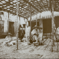 Women selling fabric, Tetouan, 1891