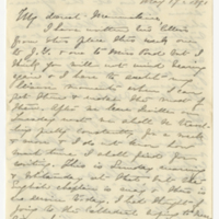 Letter from Emily Sibley Watson to Elizabeth Maria Tinker Sibley, May 17th, 1891