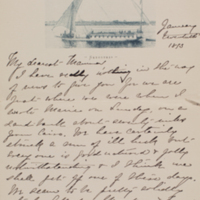 Letter from Emily Sibley Watson to her mother, Elizabeth Maria Tinker Sibley, January 20, 1893