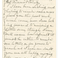 Letter from Elizabeth Maria Tinker Sibley to Emily Sibley Watson, January 29, 1893