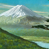 1525. View of the Peerless Seen from Mitsu Pass