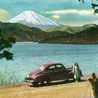 1528. Romantic View of Lake Side, Fuji-Hakone National Park