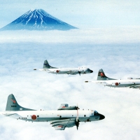1531. Mt. Fuji and JSDF Jets