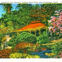 2801. Japanese Tea Garden, Golden Gate Bridge, San Francisco, Calif. 1-112