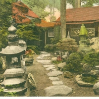2894. The Japanese Garden, Allenwood Inn on Lake Champlain Burlington, Vermont