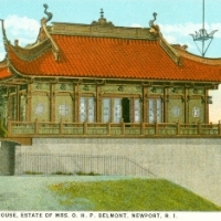 53. Japanese Tea House, estate of Mrs. Oliver H.P [Alva] Belmont, Newport, RI.