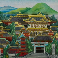 3127. Nikko Panorama (3 dimensional postcard)