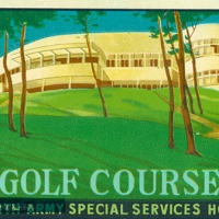 3344. Atami Hotel Golf Course Luggage Label