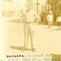 3528. Yokohama, in front of A.R.C. (G.I. photograph)