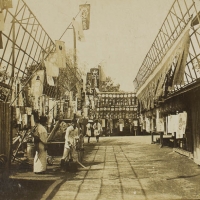 1958. Omori - Street of Shops, Omori, Japan (1901)