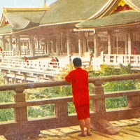 1684. Kyoto, Japan. The Hondo of Kiyomizu Temple (No. 648)
