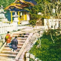 1704. Steps Leading to the Kiyomizu Temple at Kyoto, Japan (No. 691)