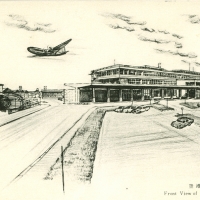 2503. Front View of the Terminal Building