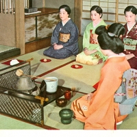 2721. Hostess and Guests at Tea Ceremony